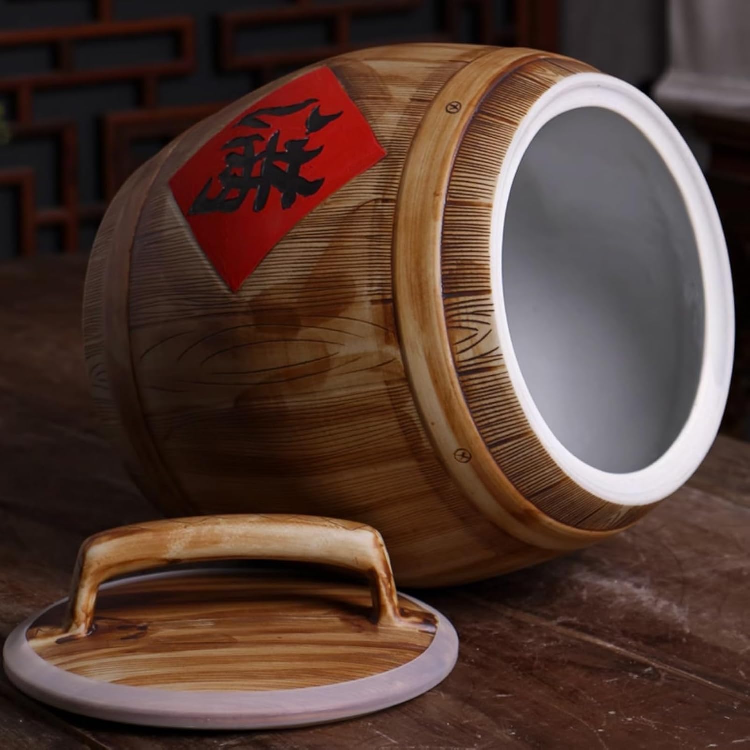 中国 大清康煕年製 粉彩纏枝花卉文 蒜口瓶 V R6091F 中国 大清康煕年製